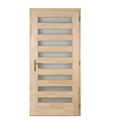 DT68 Zebra 8 üveges 100x210 fa bejárati ajtó jobb | bbscenter.hu